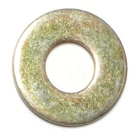 Midwest Fastener Flat Washer, For Screw Size 3/8" , Steel Zinc Yellow Finish, 12 PK 74743